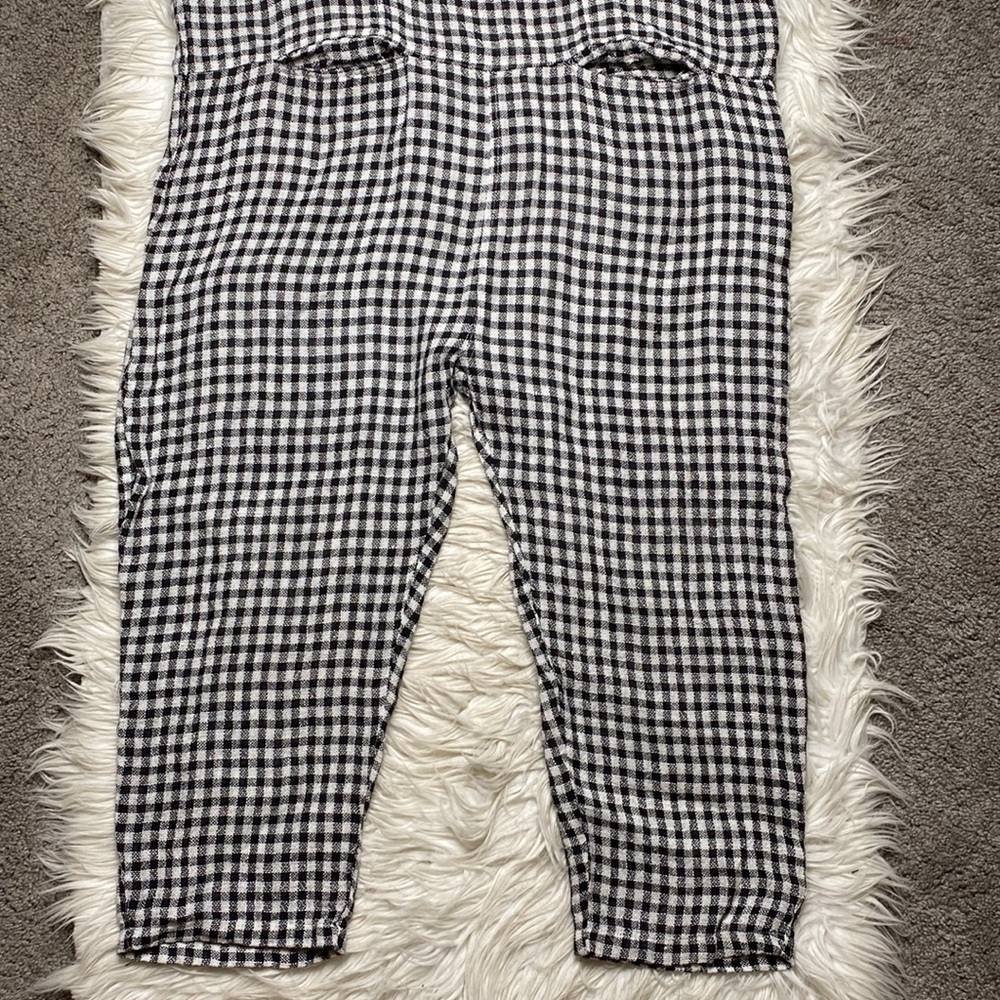 Meg by Design linen gingham dungarees overalls - Picture 9 of 10